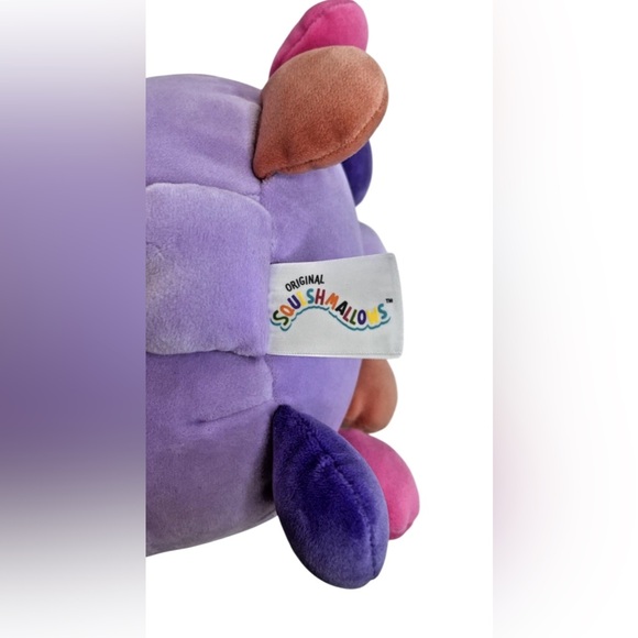 Squishmallow Beula Octopus 9” Purple Pink Santa Hat Christmas NWT Plush Stuffy - Picture 8 of 9